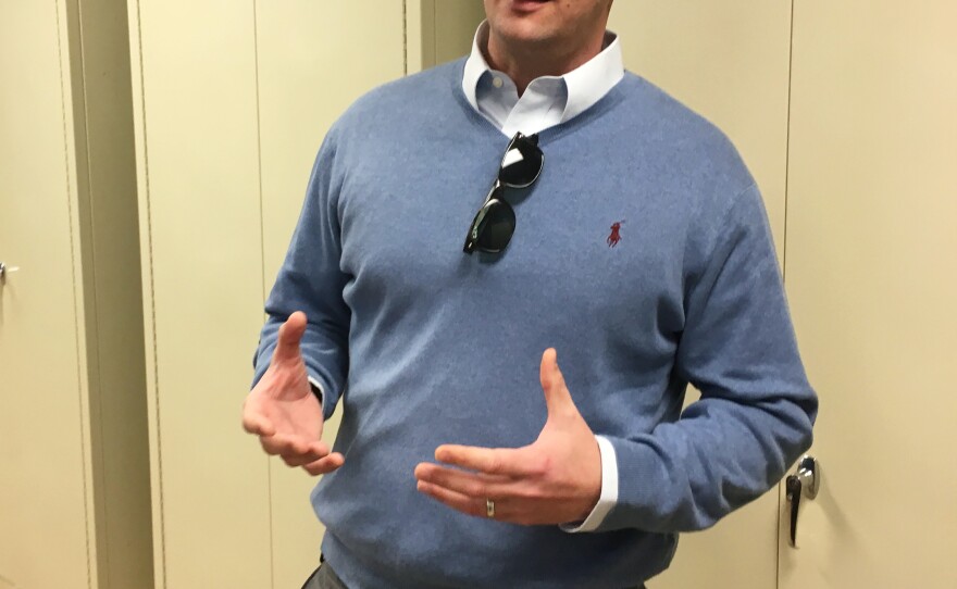 Matt Boggs is the executive director of Recovery Point and a 2012 graduate of the program. He says he walked into the center with a bag of dirty clothes, "sick and tired of the way I was living."