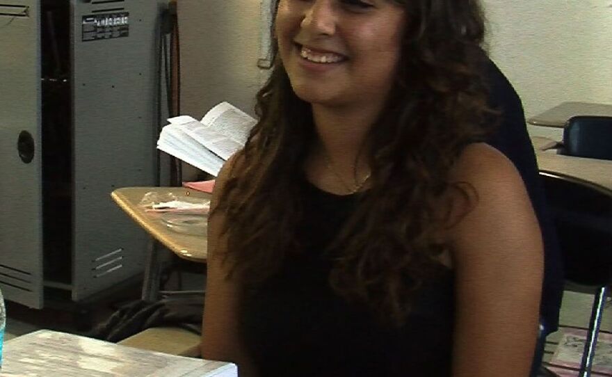 Itzxel, 18, is a teen mom who is graduating from Lindsay School in San Diego, Aug. 15, 2014.