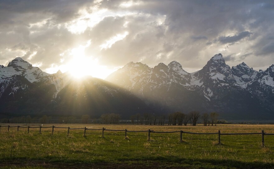 Grand Teton National Park borders Yellowstone to the south.