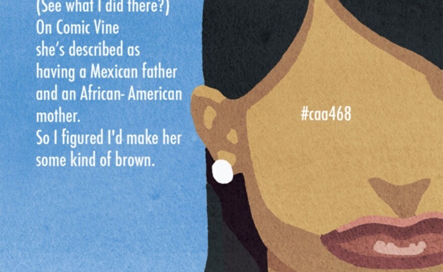 Melita Garner is a character who is described as Mexican and African-American.