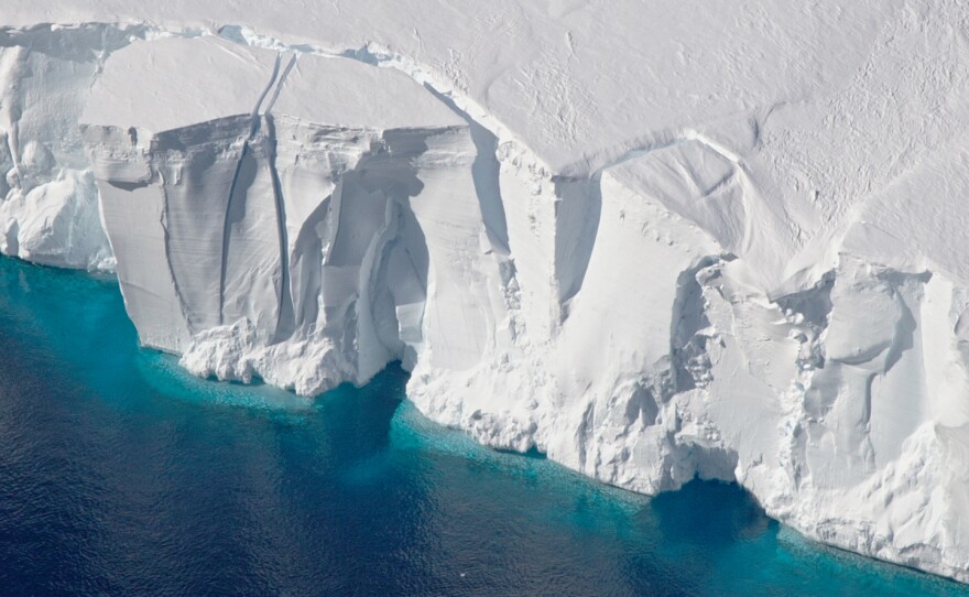 Warming oceans are melting the ice around Antarctica, accelerating how much ice flows off the continent.