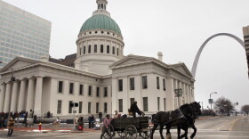 St. Louis, whose location on the Mississippi River made it a hub for the sale of slaves, marked the Civil War sesquicentennial by re-enacting a slave auction in January. Missouri officials hope the anniversary will draw more attention to the state's Civil War history.