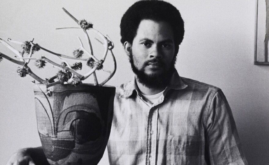 Dale Davis ran Leimert Park's Brockman Gallery from the mid-'60s to the mid-'80s. Today, Davis' work centers around multimedia that captures histories through color, texture and form.