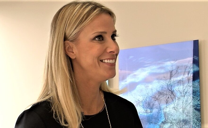 Gary and Mary West Foundation CEO Shelley Lyford is shown in her office, Feb. 7, 2017.