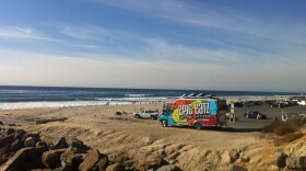 San Diego Surf Cuisine; Epic Eatz food truck on Carlsbad's Tamarack Beach.