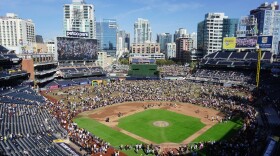 A view of Petco Park during San Diego Padres Fanfest.