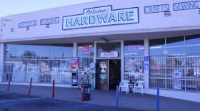 Ortwine Hardware lies in a small strip mall at the corner of 47th Street and Federal Boulevard in San Diego. 