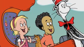 An animated scene from THE CAT IN THE HAT KNOWS A LOT ABOUT THAT! episode, “When I Grow Up” – Sally and Nick are trying to guess what they’ll be when they grow up when the Cat drops in for a visit. 