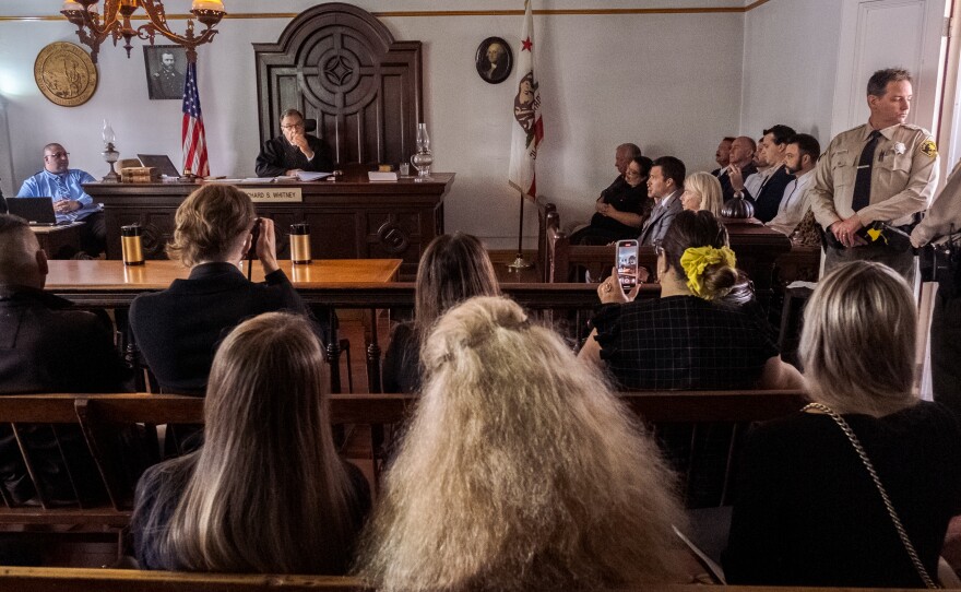 The Honorable Richard S. Whitney sat in the judge's seat at San Diego's historic Whaley House for the first time in 151 years, Old Town San Diego, May 17, 2022.