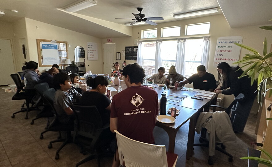 A LiFT workshop in the Navaho Nation in Arizona. The evidence-based course has teens bring a trusted adult with them to learn about relationships, safe sex and preventing pregnancy.