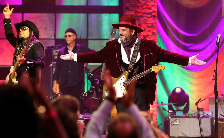 Raul Malo of The Mavericks performs at the 20th Annual Americana Honors & Awards at Ryman Auditorium on Sept. 22, 2021 in Nashville, Tennessee. 