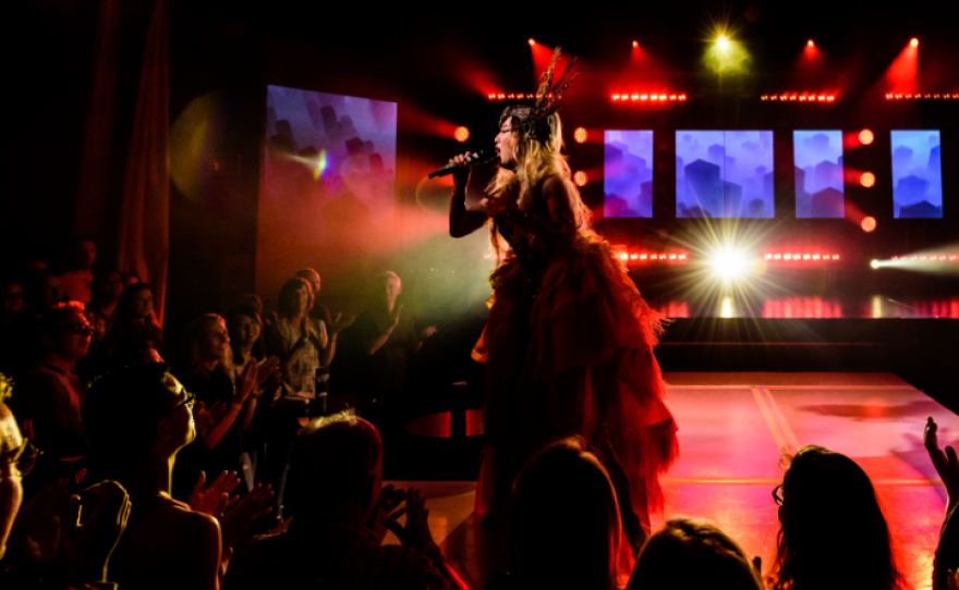 In the musical KPOP, Ashley Park plays the Korean pop star Mwe, one of the show's emotional centers.