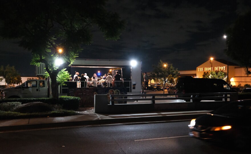 The band often performs at the sites of recent immigration raids, including Home Depot stores, where immigration agents have repeatedly targeted day laborers waiting in parking lots hoping for work.