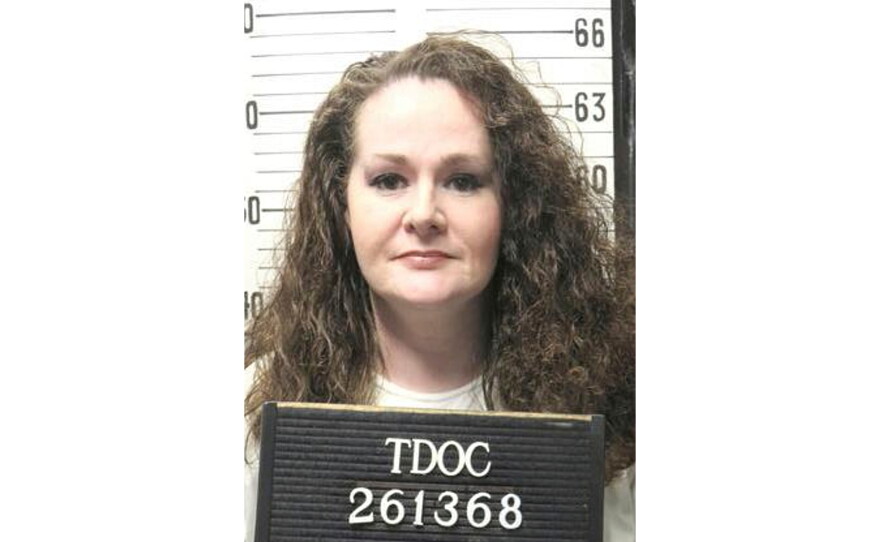 This photo provided by the Tennessee Department of Correction shows Christa Pike on Jan. 12, 2023.