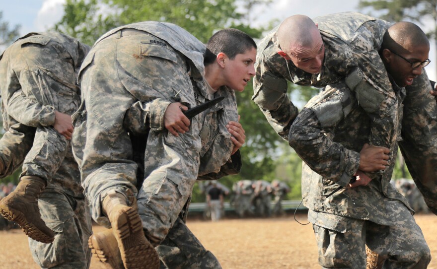 The buddy carry is one of the requirements of soldiers during the Ranger training program.