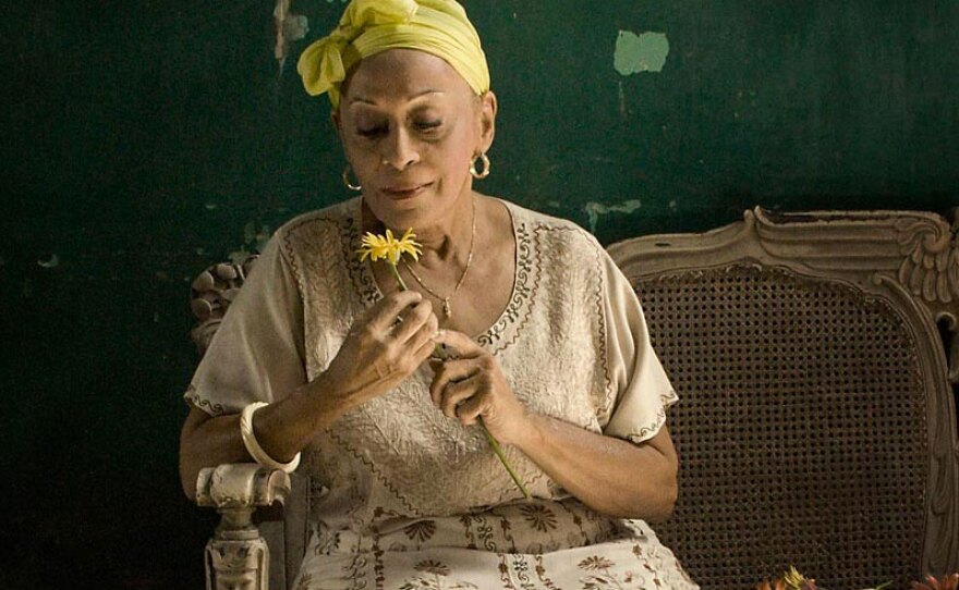 Cuban singer Omara Portuondo.