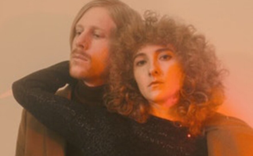 A 2017 photo of the band Tennis.