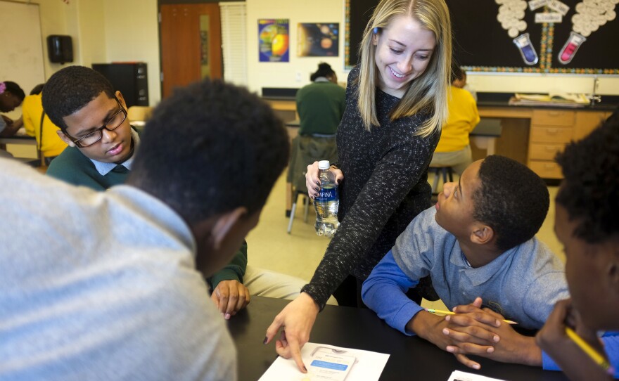 Katie Murray starts most school days with a social-emotional learning curriculum for her 7th grade class.