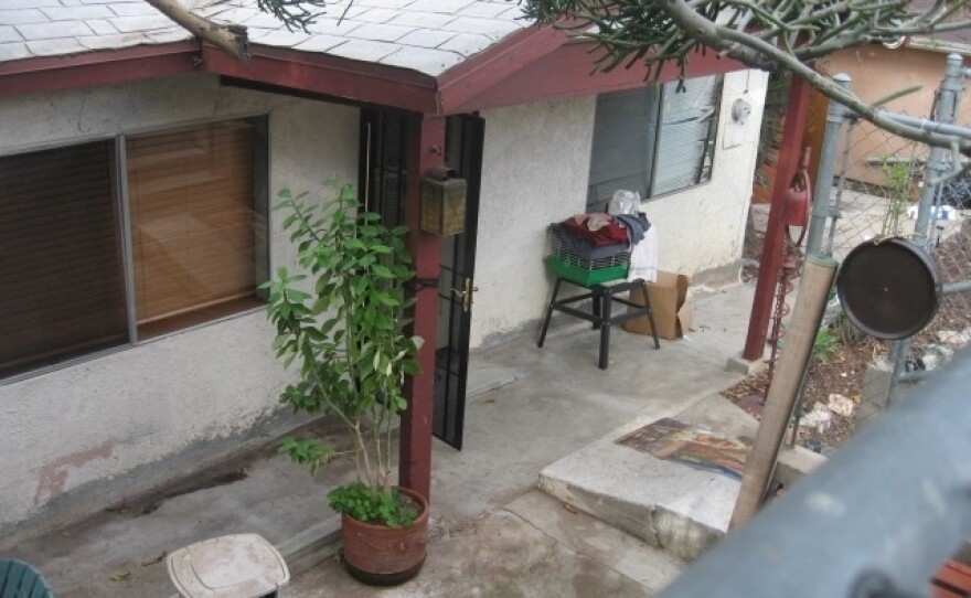 <p>During the housing boom, homes like this in the City Terrace neighborhood of East Los Angeles were selling for $250,000 to $500,000. These days many of those same properties are going for a little over $100,000.</p>