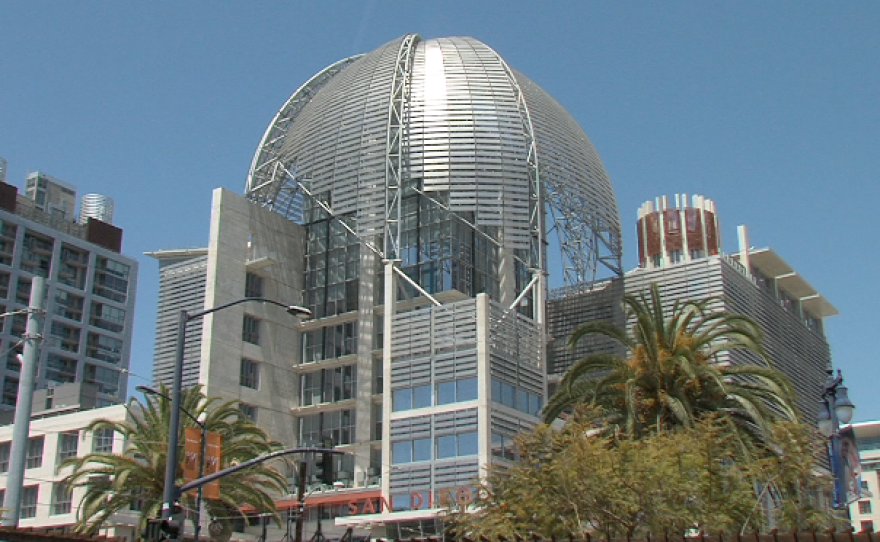 San Diego's new downtown library, which is scheduled to be complete in July 2013.