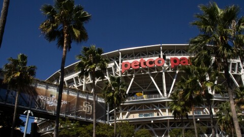 Petco Park in downtown San Diego is shown, Oct. 19, 2022.