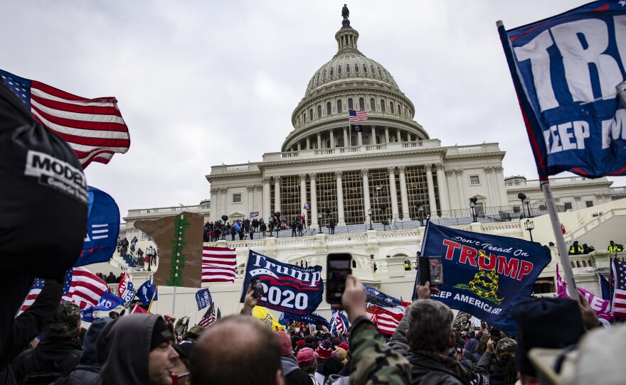 Pierce declined to talk to NPR in detail about his Jan. 6 cases. But he did say he is taking a look at a theory that government agents "entrapped" defendants despite little, if any, public evidence supporting that view.