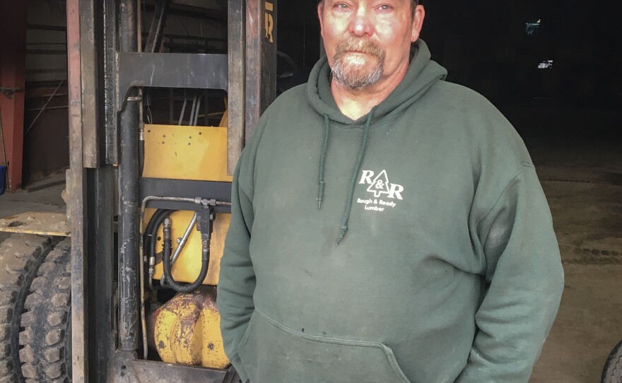 Former Rough & Ready employee Lonnie Adams, 60, worked at Rough and Ready for more than 35 years.