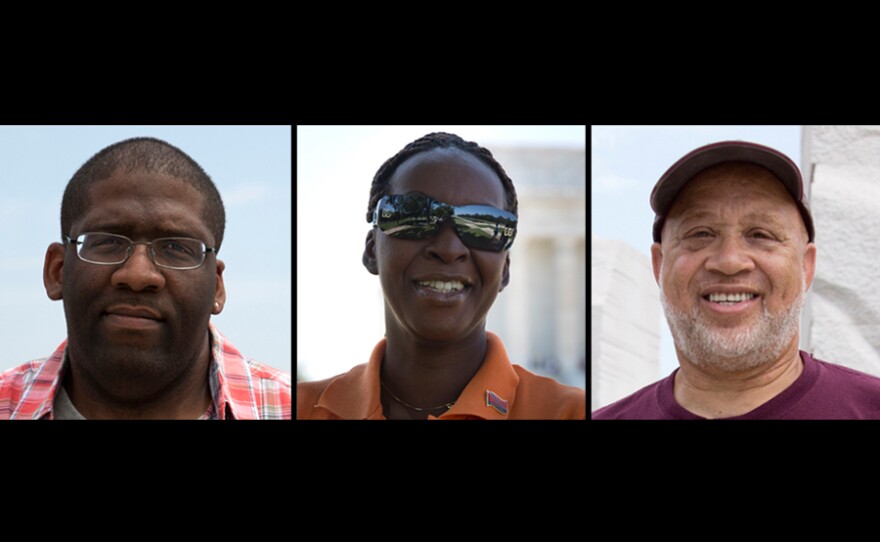 Corey Armstrong, Louisville, Ky.; Charmaine Martin, Trinidad and Tobago; Joseph Smith, Alexandria, Va.