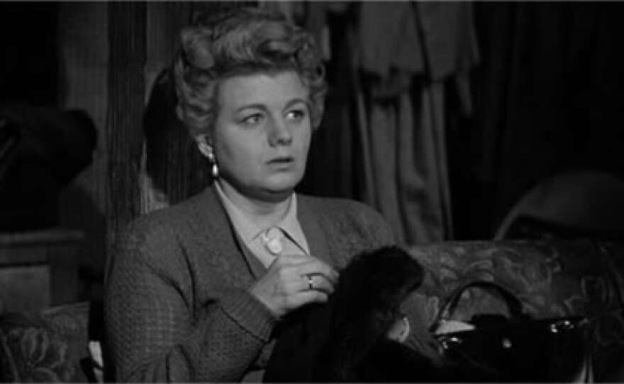 Shelley Winters as Mrs. Van Daan in "The Diary of Anne Frank" (1959). The role won her a Best Supporting Actress Oscar.