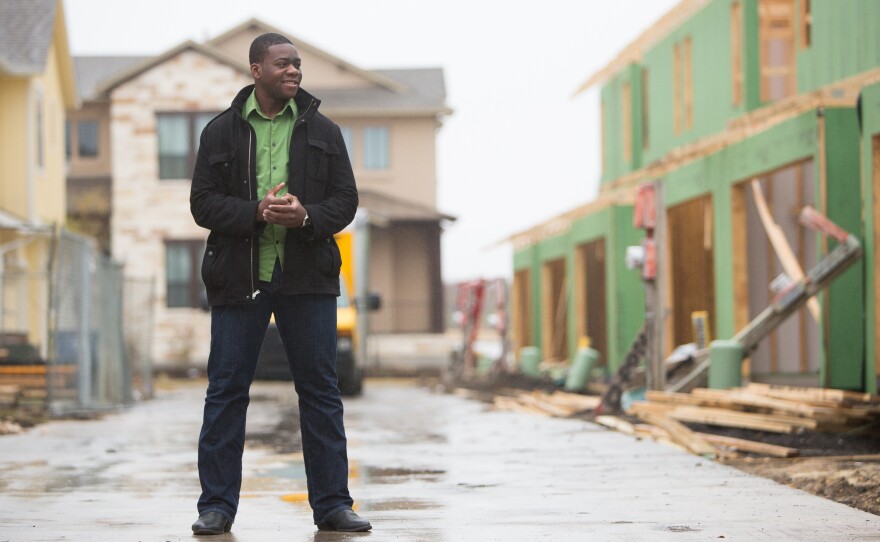 James Nortey, who just finished his term as the president of the Mueller Neighborhood Association, helped craft neighborhood meetings to discuss race relations in the development and the broader east Austin community.