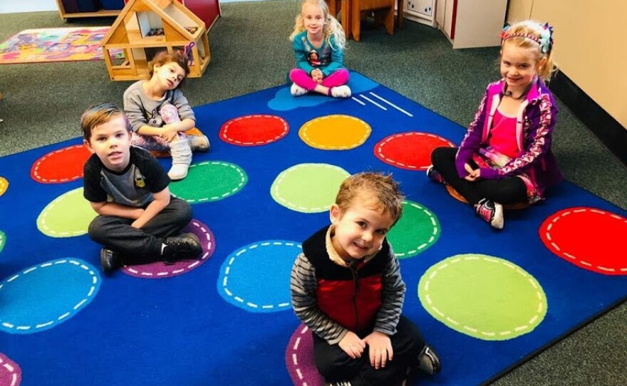 Children play at Magic Hours Preschool in Mira Mesa in this undated photo.