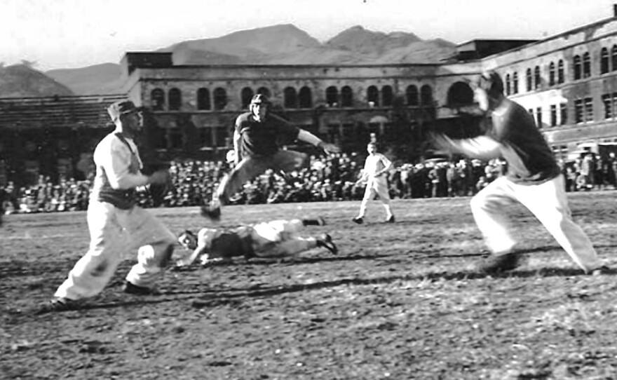 The long-forgotten U.S. military all-star game in Nagasaki on Jan. 1, 1946, where 90,000 had perished just weeks earlier.