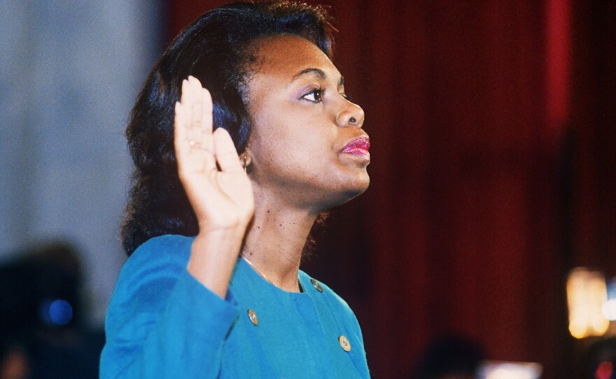 Hill doesn't regret testifying against Clarence Thomas during his Supreme Court confirmation hearing in 1991. "I believe there is victory in being able to come forward and state what has happened to you," she says.