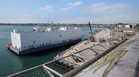 Barracks Ship (APL-65) arrives at Naval Air station North Island to support the Nimitz-class aircraft carrier USS Carl Vinson (CVN 70). 