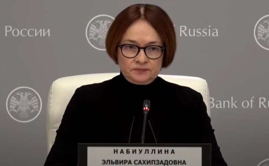 Elvira Nabiullina last week