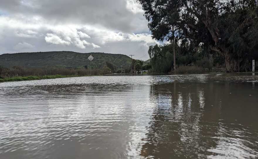 Flooding in the Tijuana River Valley. San Diego County, Calif. Jan. 17, 2023.