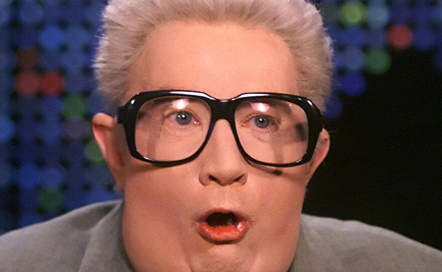 Jiminy Glick, as played by Martin Short. (Rose M. Prouser/AFP/Getty Images)