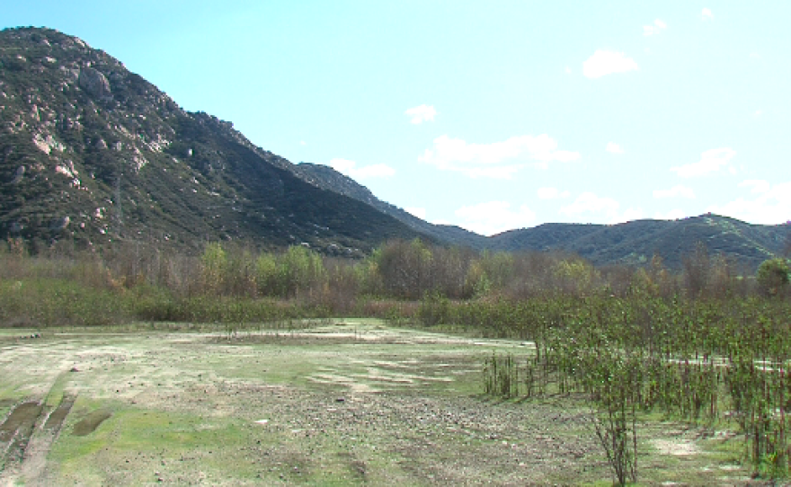 The site of the proposed Gregory Canyon landfill is shown in this undated photo.