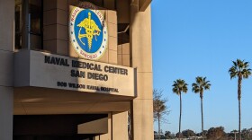Photo of the entrance of Naval Medical Center San Diego.
