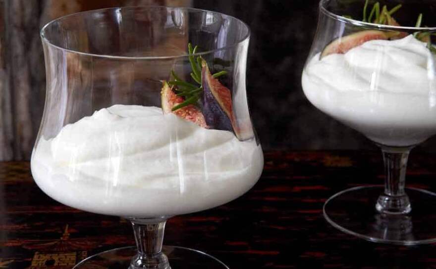 Syllabub is a traditional dessert featuring sherry, cream and sugar.