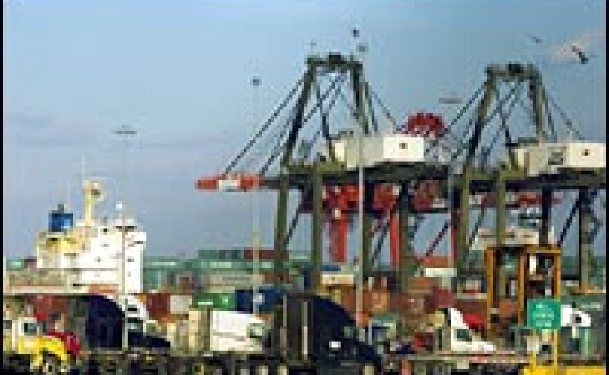 The facility in Newark, N.J., is among six U.S. ports that would be operated by Dubai Ports World under the controversial deal.