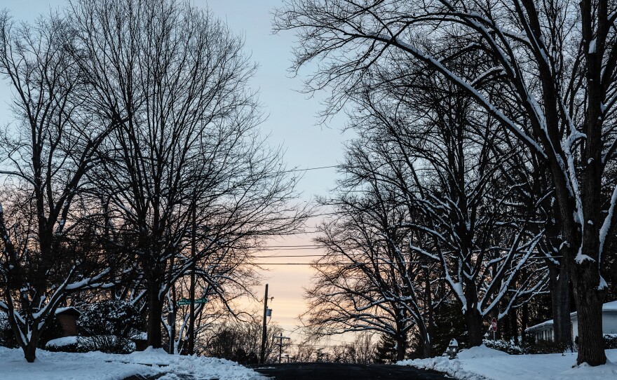 The neighborhood where the Rollingwood Burial Ground is in Chevy Chase, Maryland.