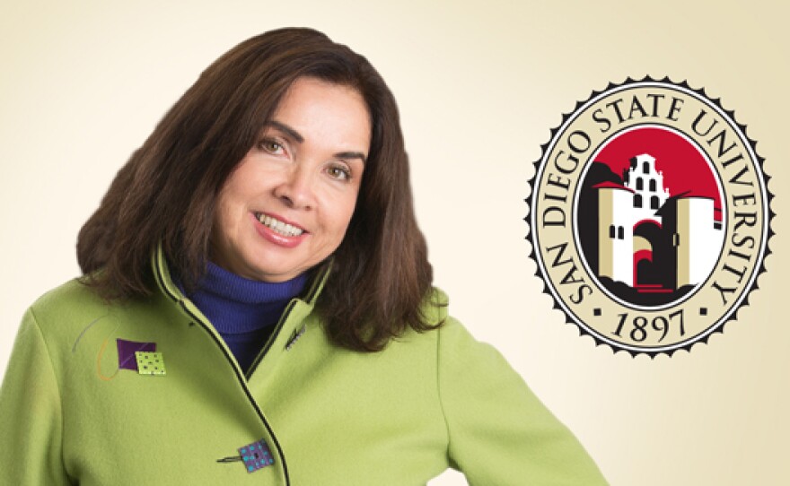Adela de la Torre, ninth president of San Diego State University, is shown in this undated photo.