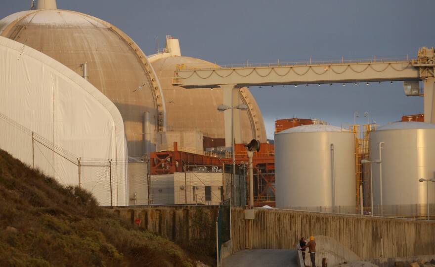 The San Onofre Nuclear Generating Station at San Onofre State Beach in a 2012 photo.