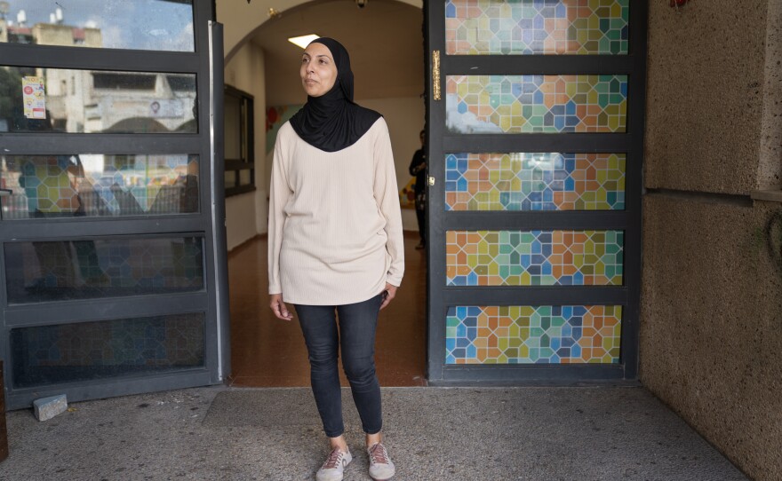 Hanadi Essa Basel, the manager of the community center in Lod.