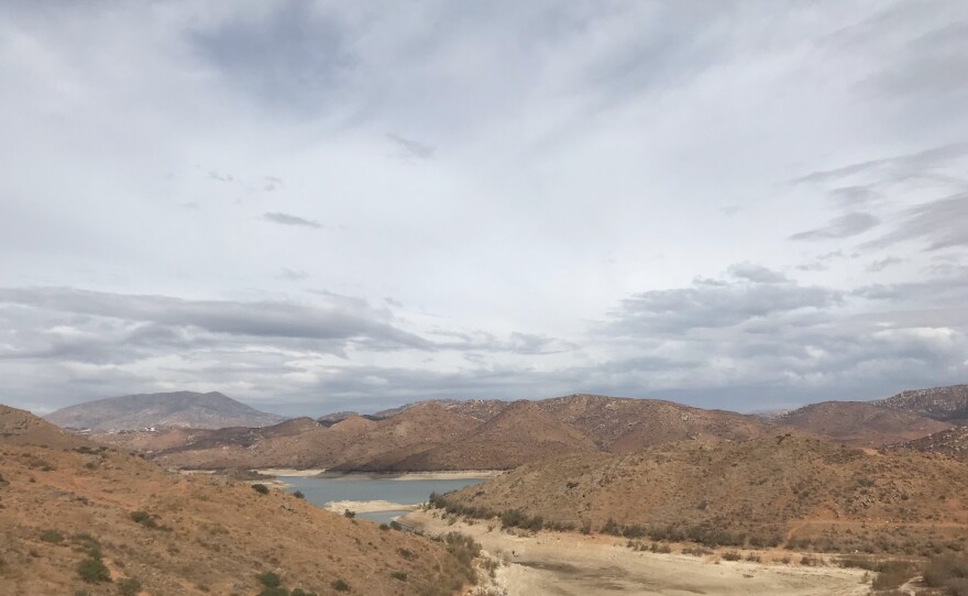 The El Carrizo Reservoir in Tijuana is only at 15% of capacity after a series of equipment failures and mismanagement on November 19, 2019.