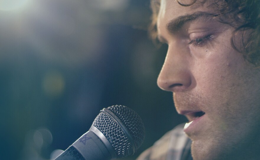Dominic Bogart in "I'm Not A Hipster," a film set against the San Diego indie music scene that made it into the Sundance Next program.
