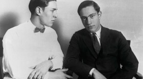 Richard Loeb (left) and Nathan Leopold, who confessed to the murder of Bobby Franks. July 1, 1924.