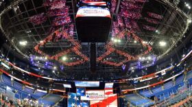 The floor at the Tampa Bay Times Forum is set Aug. 26 for the Republican National Convention.