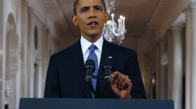 U.S. President Barack Obama delivers a televised address from the East Room of the White House on June 22, 2011 in Washington, D.C.